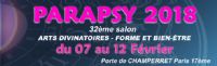 Salon PARAPSY 2018. Du 7 au 12 février 2018 à Paris. Paris.  10H30
